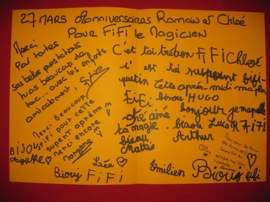 Un tres beau cadeaux des enfants !